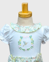 Conjunto Colibrí Detalle Bordado Deolinda Flores